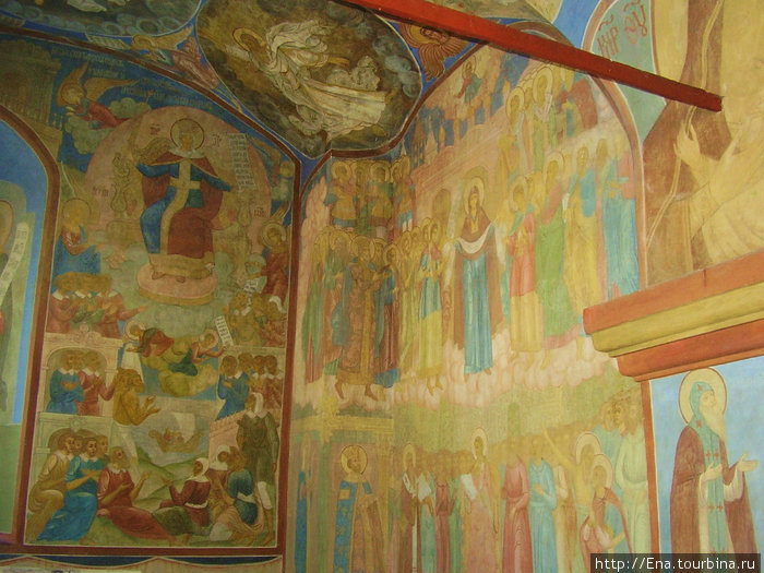 Ипатьевский монастырь. Росписи в Троицком соборе Кострома, Россия
