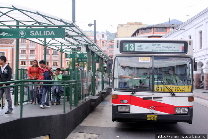 Транспорт в Кито Кито, Эквадор