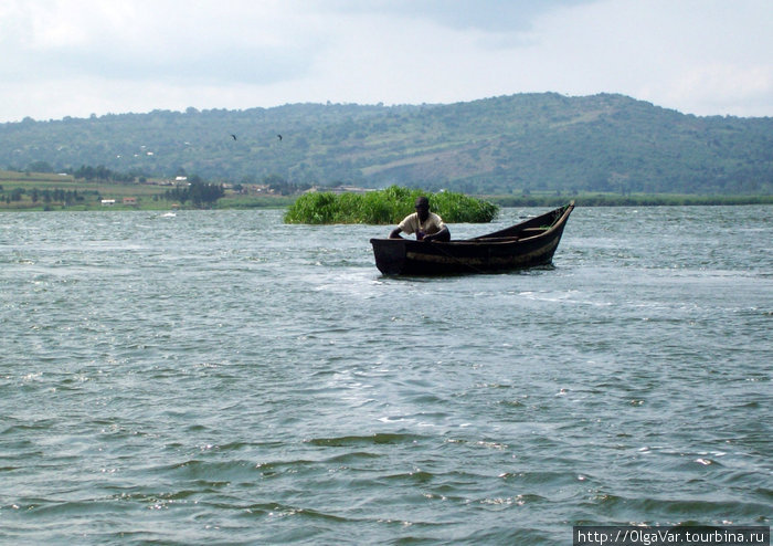 На озере Виктория Джинджа, Уганда