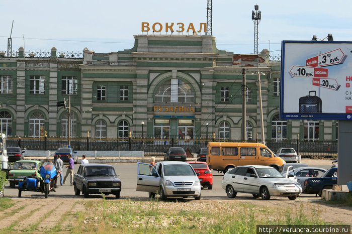Вокзал в Рузаевке многократно перестраивался. Рузаевка, Россия