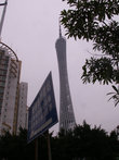 Гиперболоидная сетчатая конструкция 610 метровой телебашни.Строительство было начато в 2005 и закончена в 2009  году. Приурочено к Азиатским играм 2010 года.