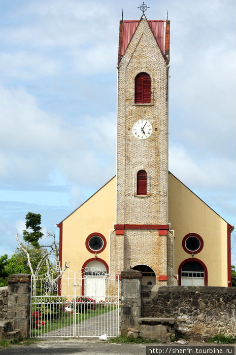 Церковь с часами Сотерс, Гренада