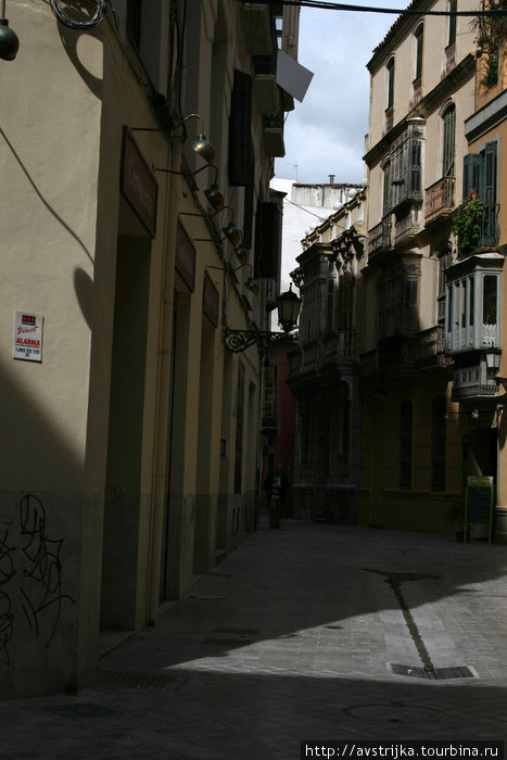 Заплутав среди улиц Малаги Малага, Испания