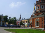 Вид на колокольню Сретенской церкви от часовни А.Невского