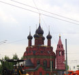 Богоявленская церковь (уникальный кадр — сделан по время реконструкции Московского проспекта)