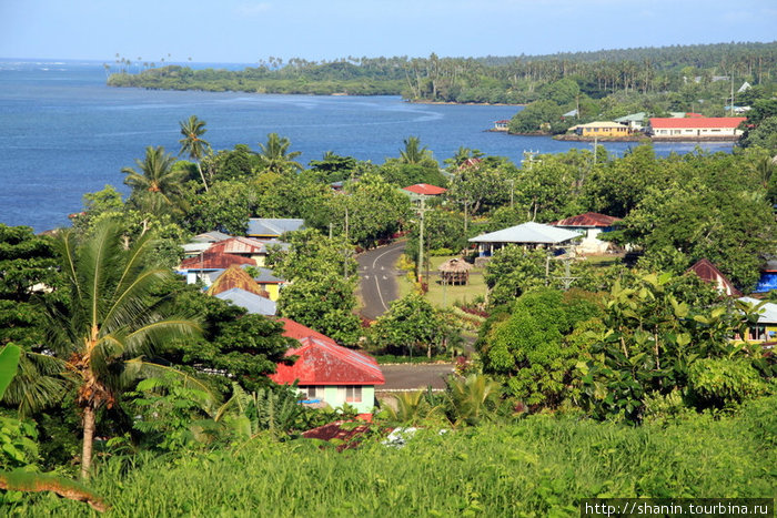 Мир без виз - 105. Разрушенная церковь Остров Уполу, Самоа