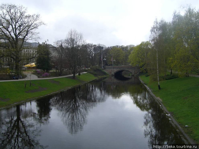 Городской канал Рига, Латвия