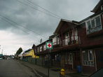 Улица города Кастро на Чилое.