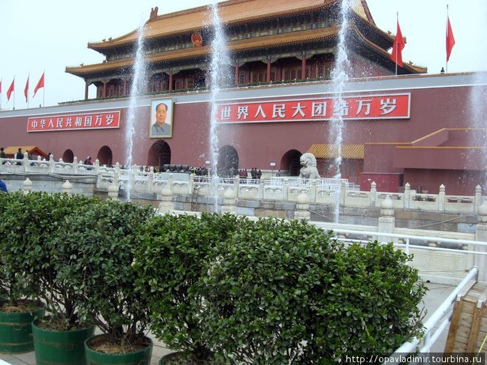 Ворота Тяньаньмэнь в Запретный город
