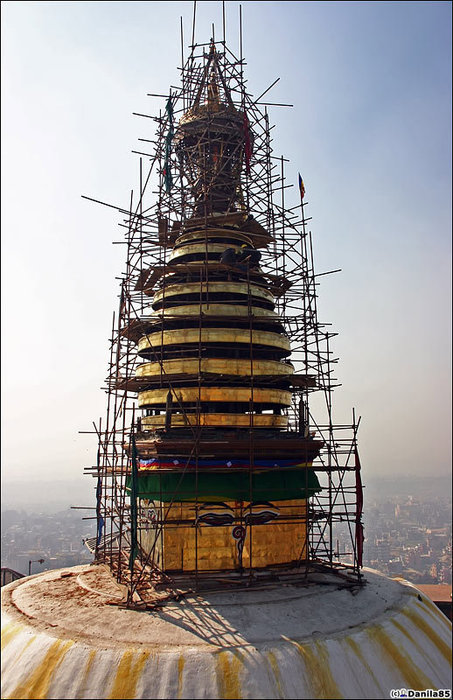 Навершие ступы. Катманду, Непал