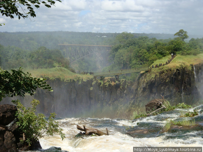 Водопад Виктория, река Замбези Ливингстон, Замбия