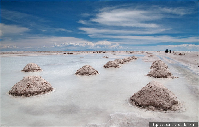 Боливия. Соляное озеро в Уюни Уюни, Боливия