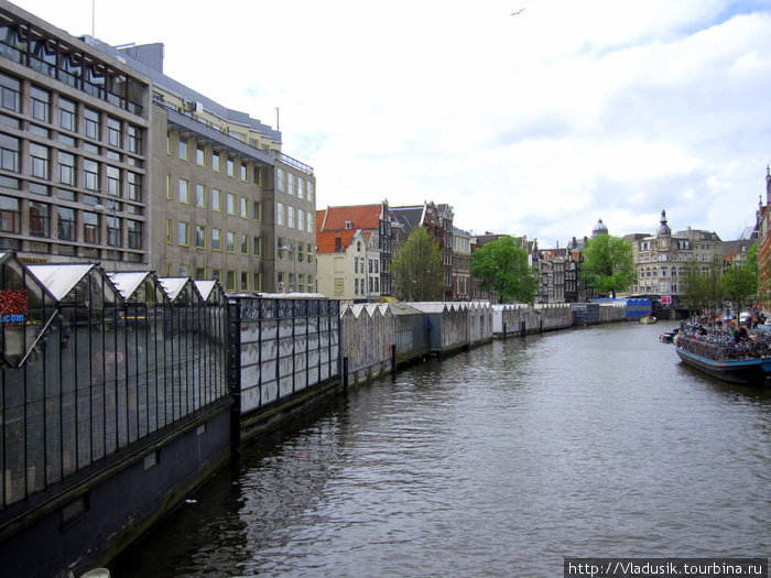 Вид с канала Амстердам, Нидерланды