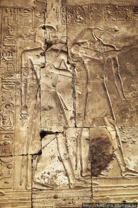 Сети 1 и ибисоголовый бог Тот Провинция Луксор, Египет