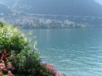 Вид на Женевское озеро.