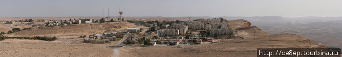 Кратер Махтеш Рамон и город Мицпе Рамон Мицпе-Рамон, Израиль