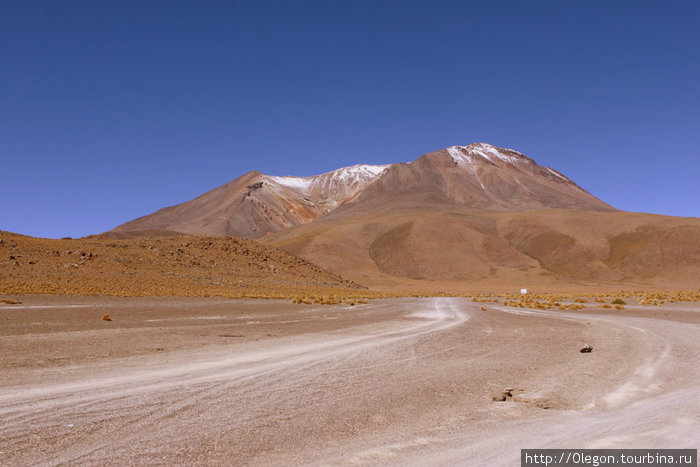 Дорога по высокогорью Уюни, Боливия