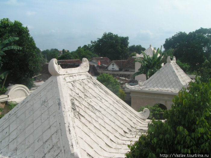 Над крышами Джокьякарта, Индонезия