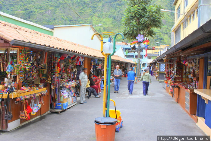 Торговые лотки Баньос, Эквадор