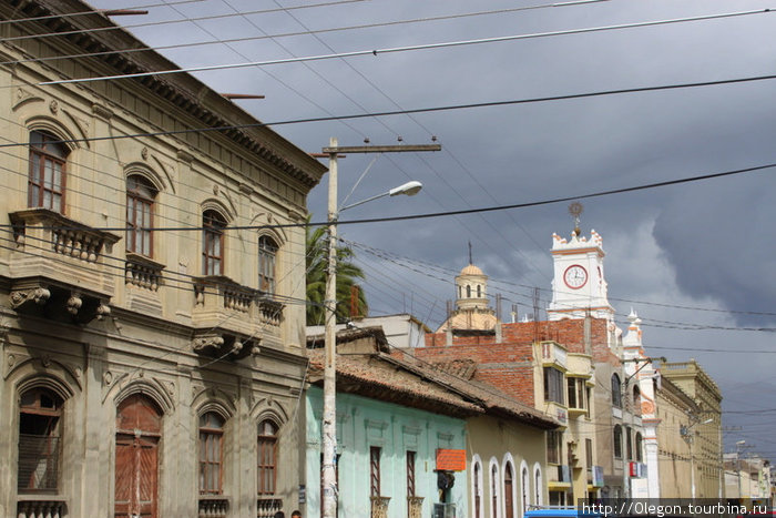 Красивый город Риобамба, Эквадор