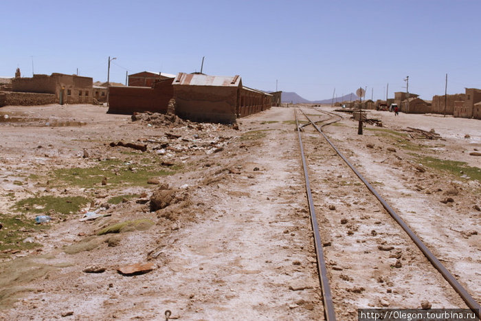 Железная дорога- это хороший признак Уюни, Боливия