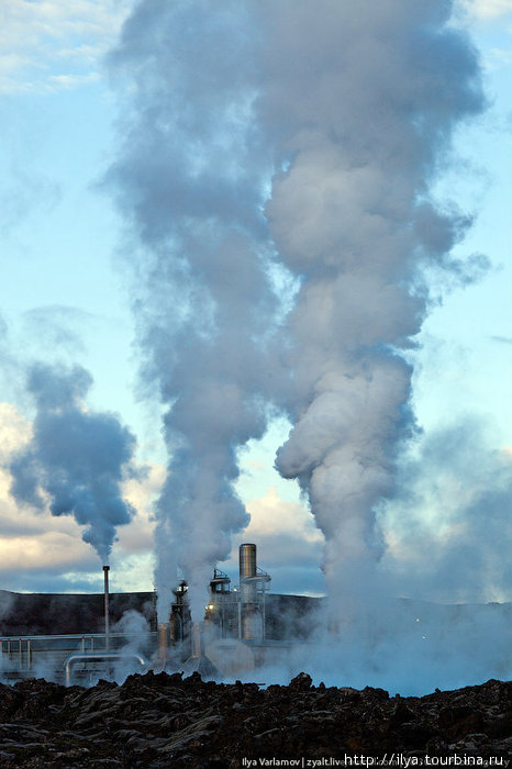 Электростанция на горячих источниках Столичный регион, Исландия