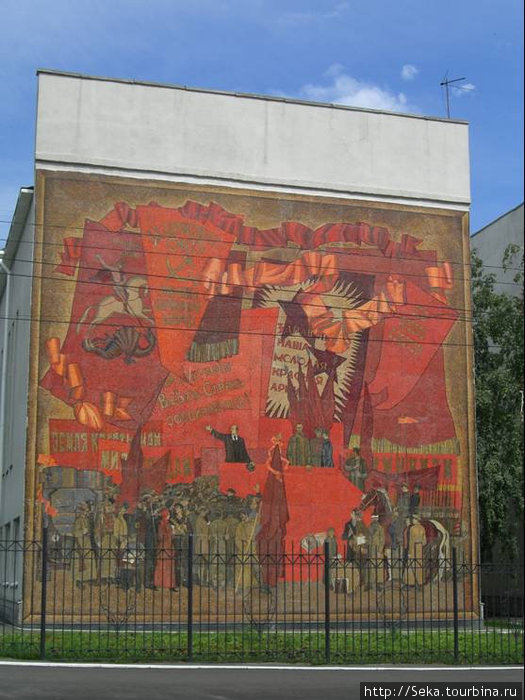 Интересное оформление здания Барнаул, Россия