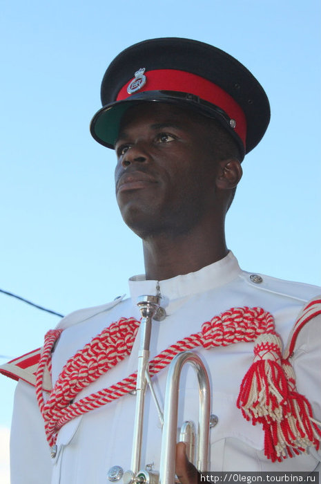 Моряк при параде Гренада