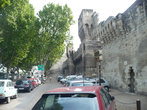 Крепостная стена в Авиньоне