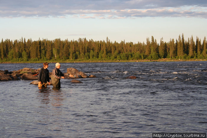В погоне за шведским лососем Кируна, Швеция