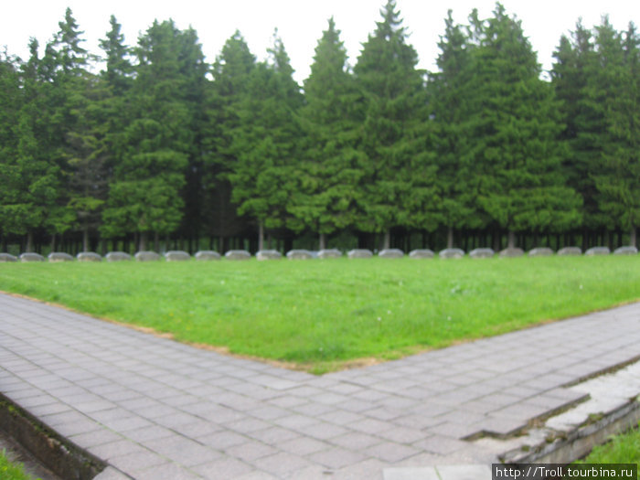 Как ни странно, это не надгробные камни, а доски в честь подразделений, участвовавших в освобождении Таллинна Таллин, Эстония