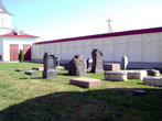 Последнее пристанище на монастырском кладбище обрели многие представители купеческих семей Плешаковых и Мальгиных, которые своими пожертвованиями способствовали расцвету монастыря