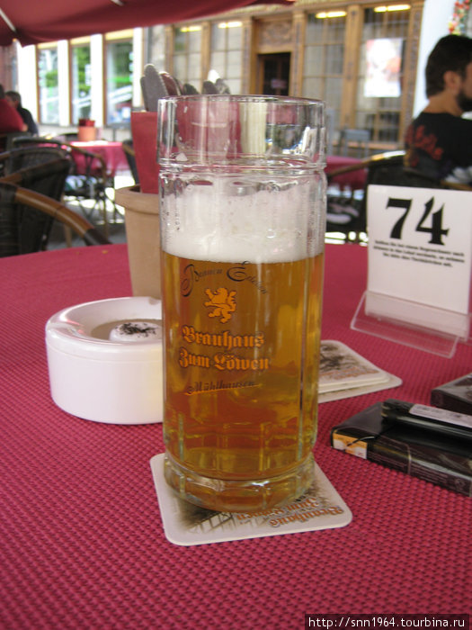 Местное пиво Мюльхаузен, Германия