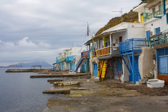рыбацкая деревня Клима Архипелаг Киклады, Греция