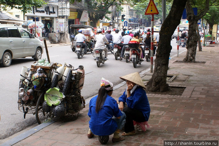 Улица в центре Ханоя Ханой, Вьетнам