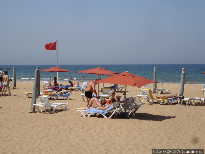 Отельный пляж Агадир, Марокко