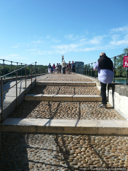 Sur le pont d'Avignon Авиньон, Франция