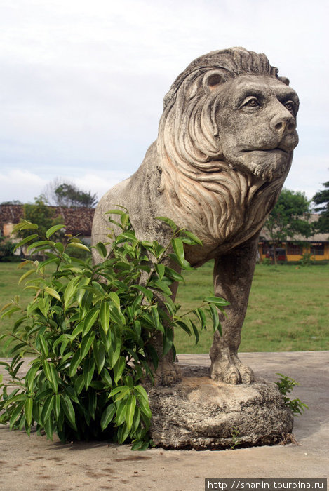 Каменный лев Матара, Шри-Ланка
