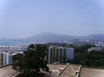 Вид из номера отеля ANEZI на гору и океан