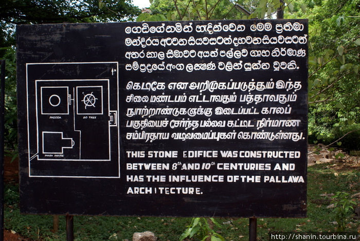 Описание исторической значимости Наланда Гедиге Наланда, Шри-Ланка