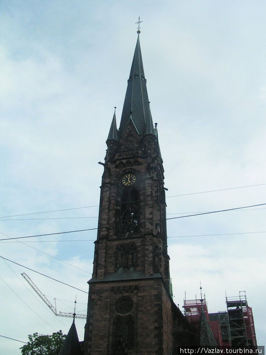 Церковная башня Саарбрюккен, Германия