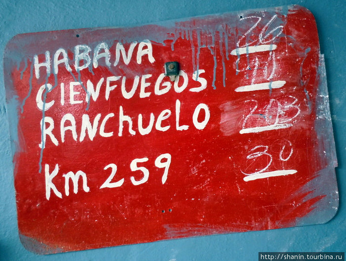 Направления и количество автостопщиков Куба