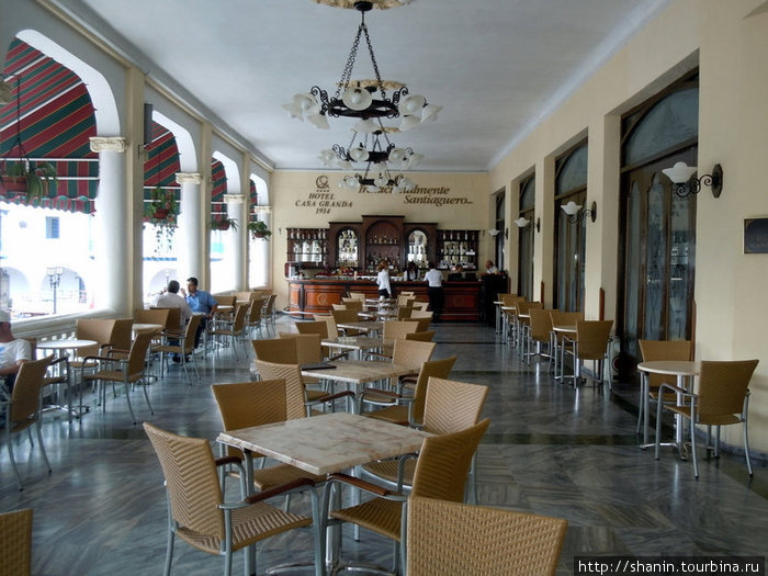 В гостинице Каса Гранде Сантьяго-де-Куба, Куба
