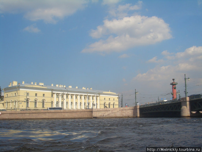 На катере вокруг Васильевского острова Санкт-Петербург, Россия