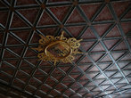 Замок Шенонсо, Спальня Пяти королев, потолок с гербами, 2 этаж