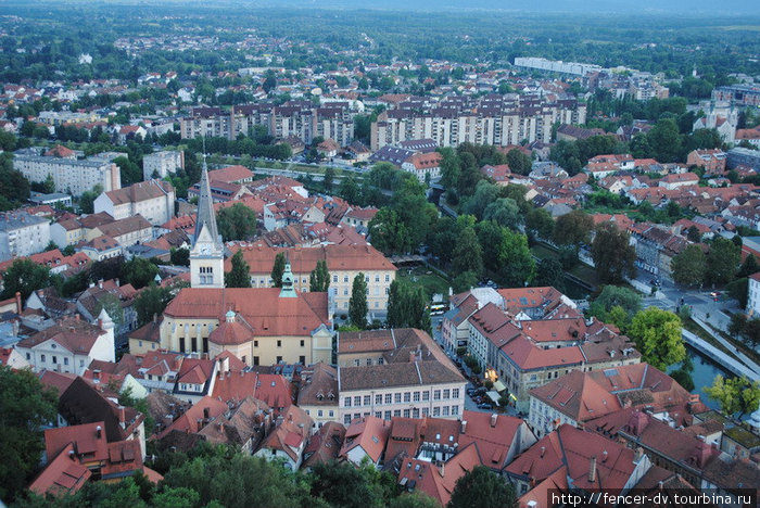 Старый город Любляны оказался на удивление большим Любляна, Словения