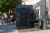Виммербю. Памятник Астрид Лингрен на центральной площади
