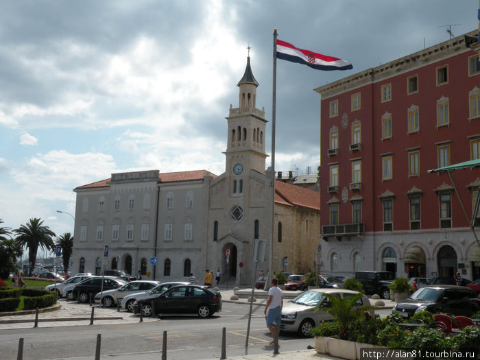 Сплит исторический и современный Сплит, Хорватия