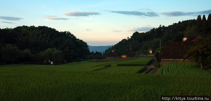 Деревня Хаттодзи в сентябре. Хаттодзи, Япония