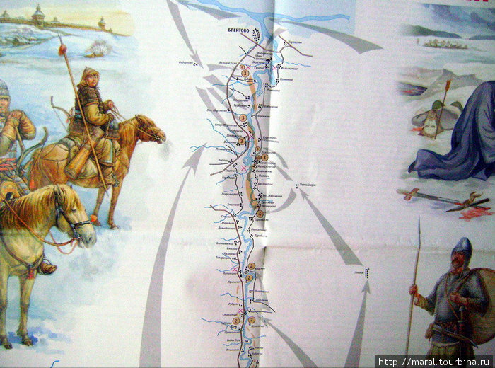 Примерная схема Сицкой битвы, опубликованная в краеведческой газете 